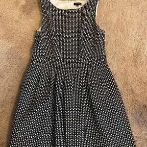 LIMITED Black & White Fit & Flare Dress